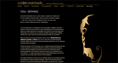 Desktop Screenshot of goldennotebook.co.uk
